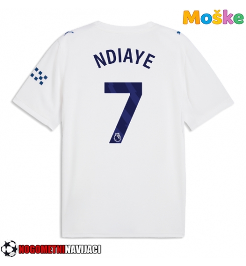 Moške Nogometnih dresov Manchester City Iliman Ndiaye #7 Tretji 2026-27 Kratki rokavi Moške Nogometnih dresov Manchester City Iliman Ndiaye #7 Tretji 2026-27 Kratki rokavi
